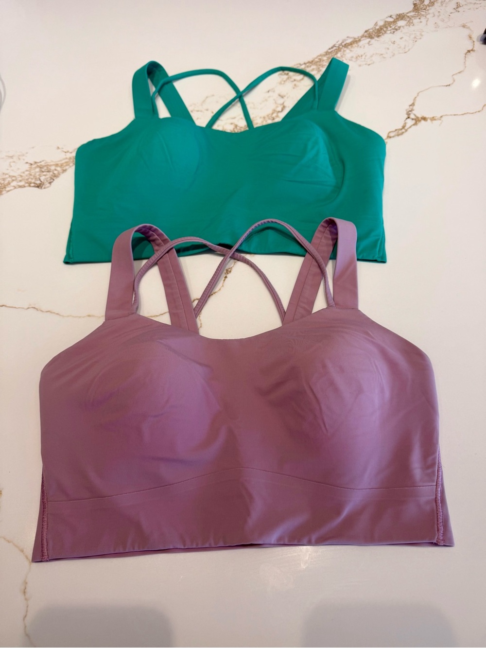 LOT lululemon athletica cloud bra sports bras— Teal & Mauve